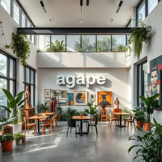 Ágape: Um Espaço de Arte Para a Inspiração Ágape: Um Espaço de Arte Para a Inspiração