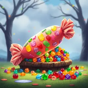 De joia a gigante dos doces: camafeu de quase 13 quilos com 90 gemas quer entrar para a história como o maior do mundo